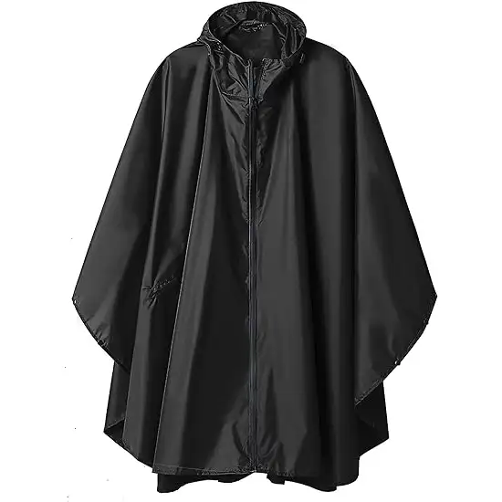 SaphiRose Unisex Rain Poncho Raincoat Hooded for Adults Women - 1